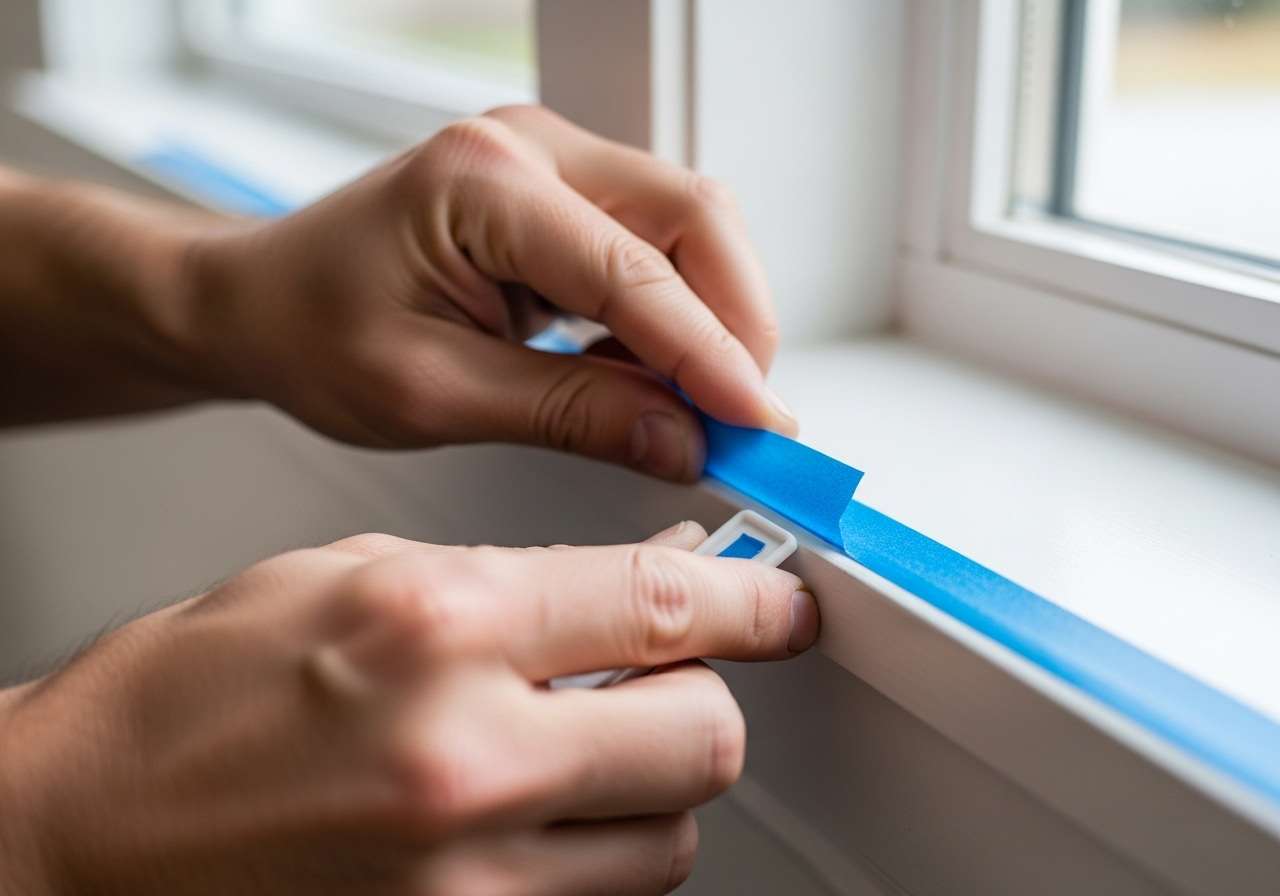Painter masking trim