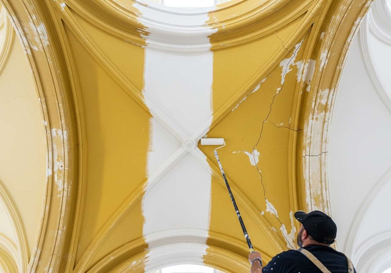 Fresh White Ceiling Paint