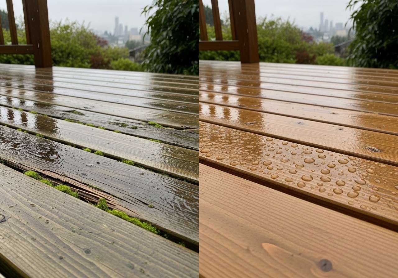 Restored Cedar Deck Seattle