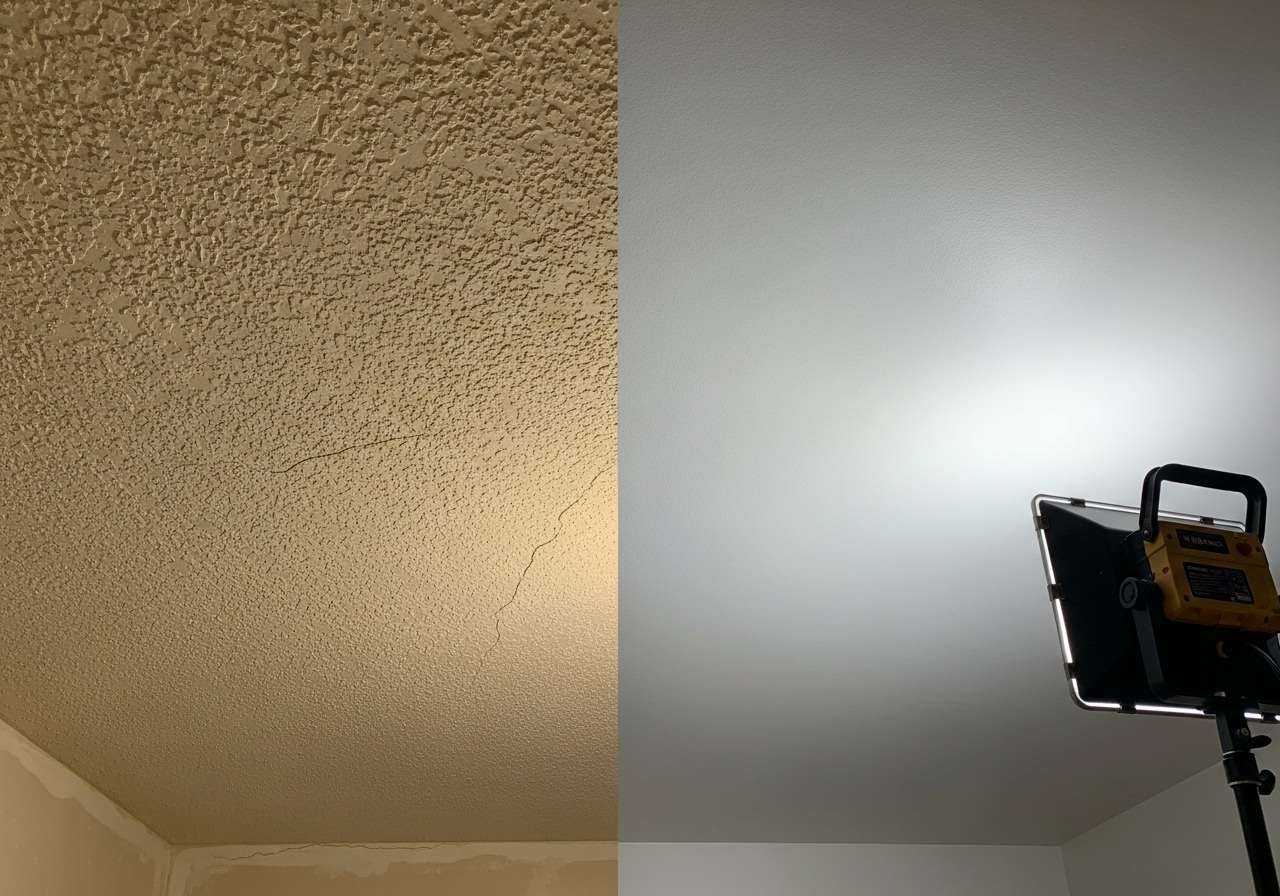 Smooth Ceiling vs Popcorn