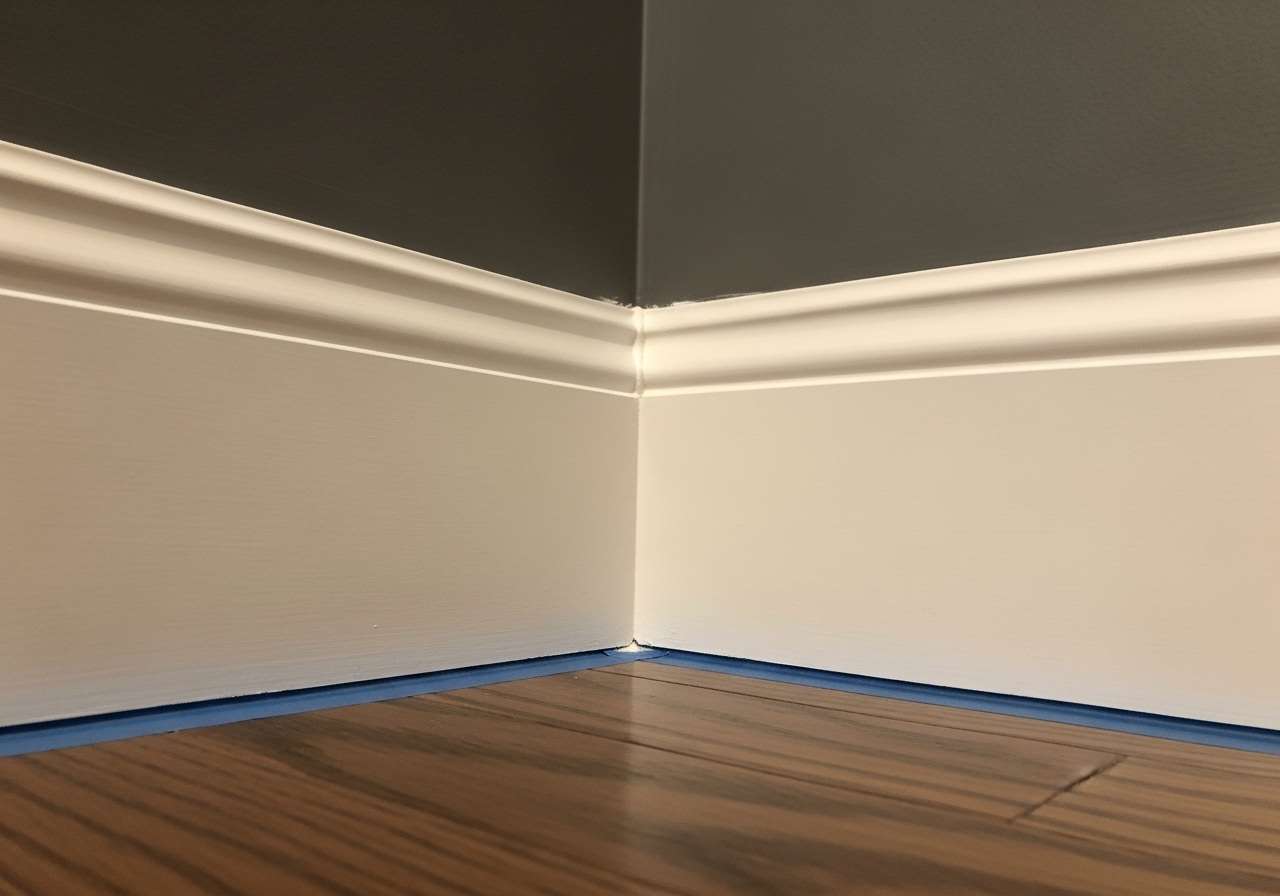 Perfectly Painted Baseboards